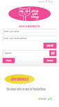 Mobile Screenshot of pinkcatshop.com