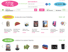 Tablet Screenshot of pinkcatshop.com
